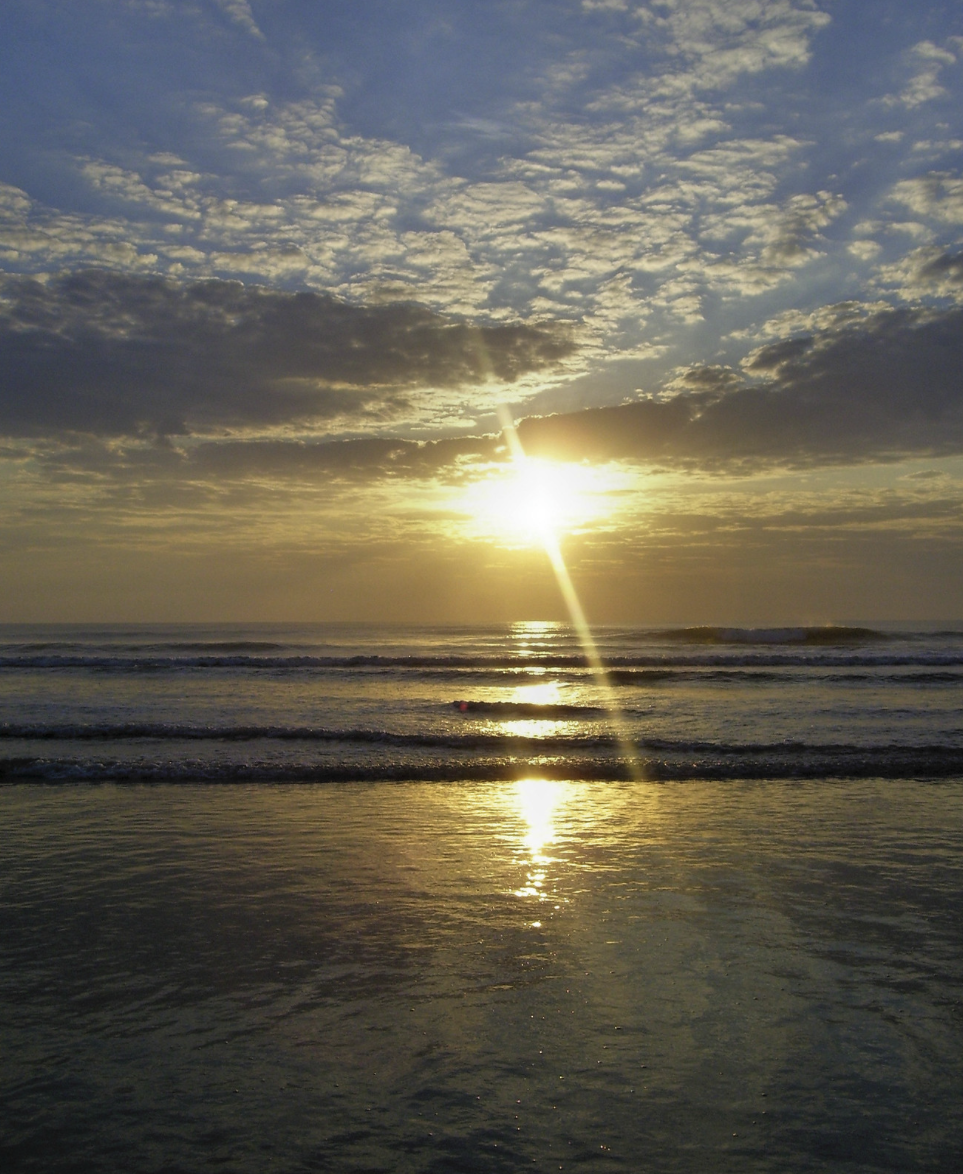 Sunrise over the Hampton Roads coastline
