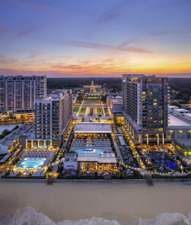 Virginia Beach at sunset